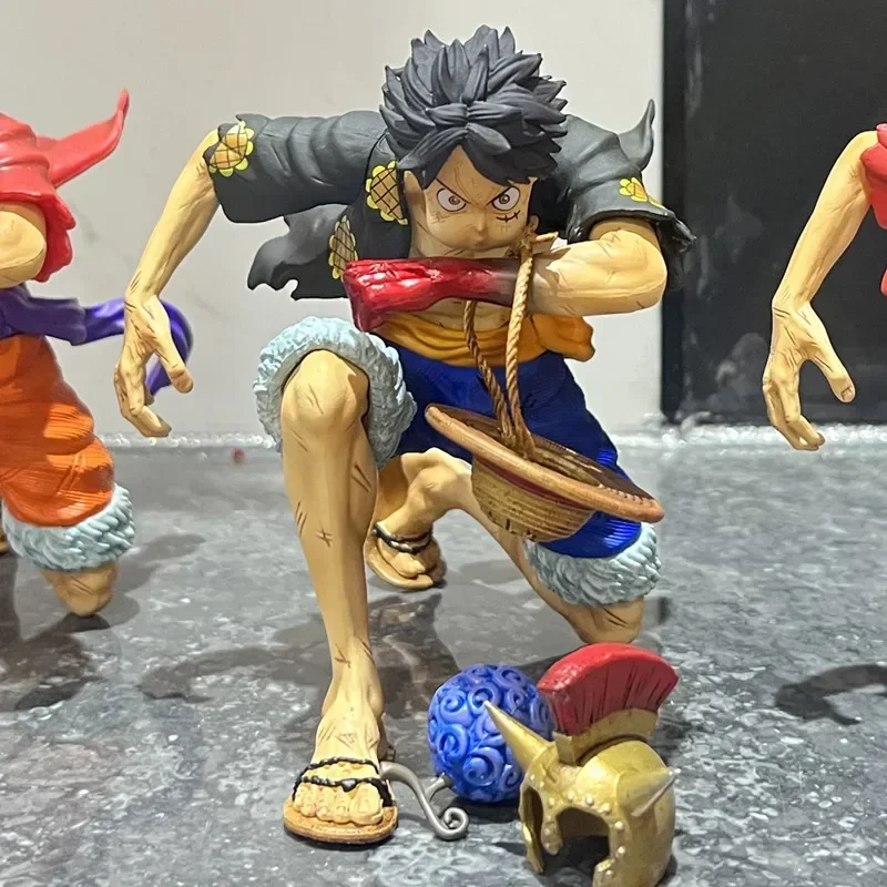 

15 см цельная фигурка Луффи Blow Gear 2 Vs Kaidou Статуэтка Коллекционная модель Кукла Обезьяна D Луффи реальная статуя Зоро саньцзи