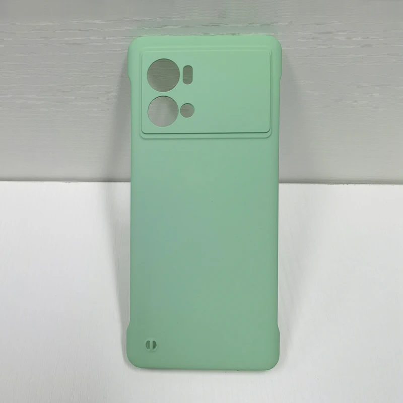 Rahmenlose, matte Hülle in Bonbonfarben für vivo iQOO 9 8 7 5 Pro Neo6 Neo5 Neo 6 5 SE Neo3 Z5 Z3 Slim Hard PC Stoßfest Bumpe_voghion.com