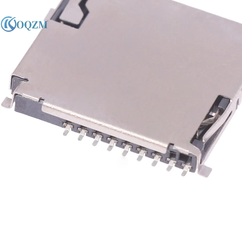10pcs 9pin Card Slot Connectors T-Flash Common Style Size 14*15mm TF Card Deck Self Acting Card Slot