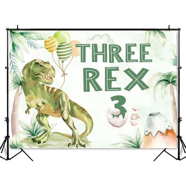 Three Rex Dinosaur Birthday Party