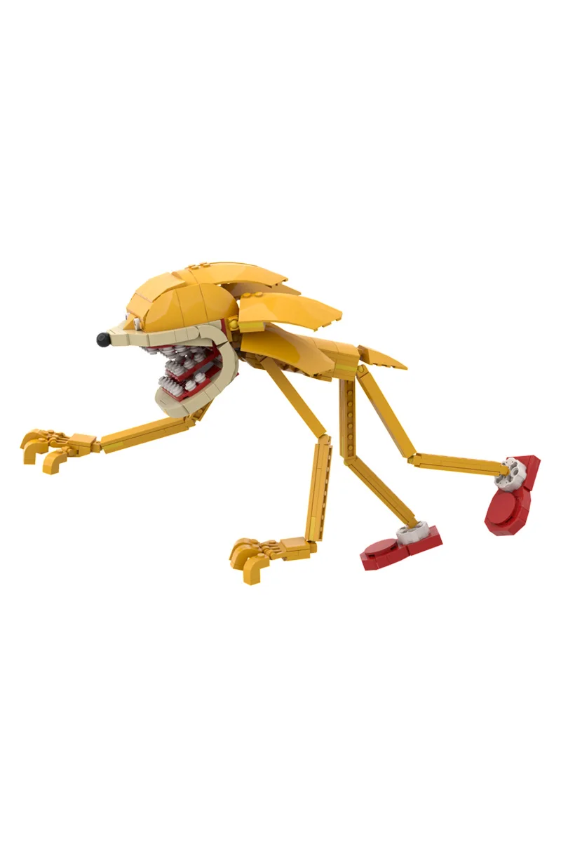MOC Horror Charakter Modell Bausteine DIY Kreative Parodie Igel Animation Action Figur Ziegel Spielzeug Halloween Geschenk – Detail 14