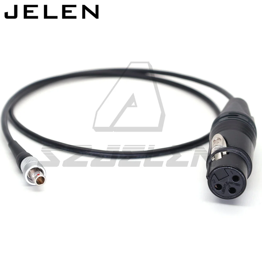 Sennheiser SK2000 송신기 오디오 입력, 커넥터 FVB 00 3핀 수 플러그 - XLR 3핀 암 케이블