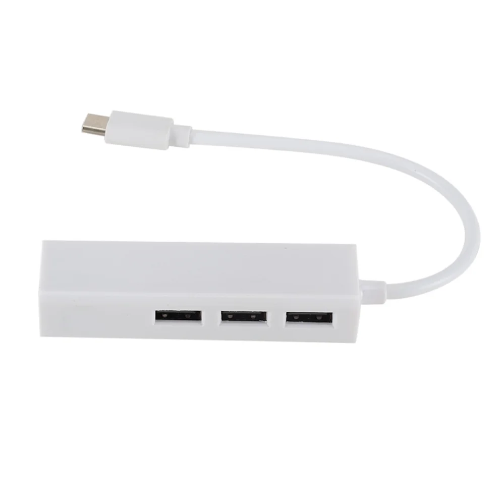 Usb 3.1 tipo c para Ethernet Adaptador de Rede Lan Splitter para Macbook Pro Laptop Portas 100mbps Rj45 Usb 3.1 - Imagem 6