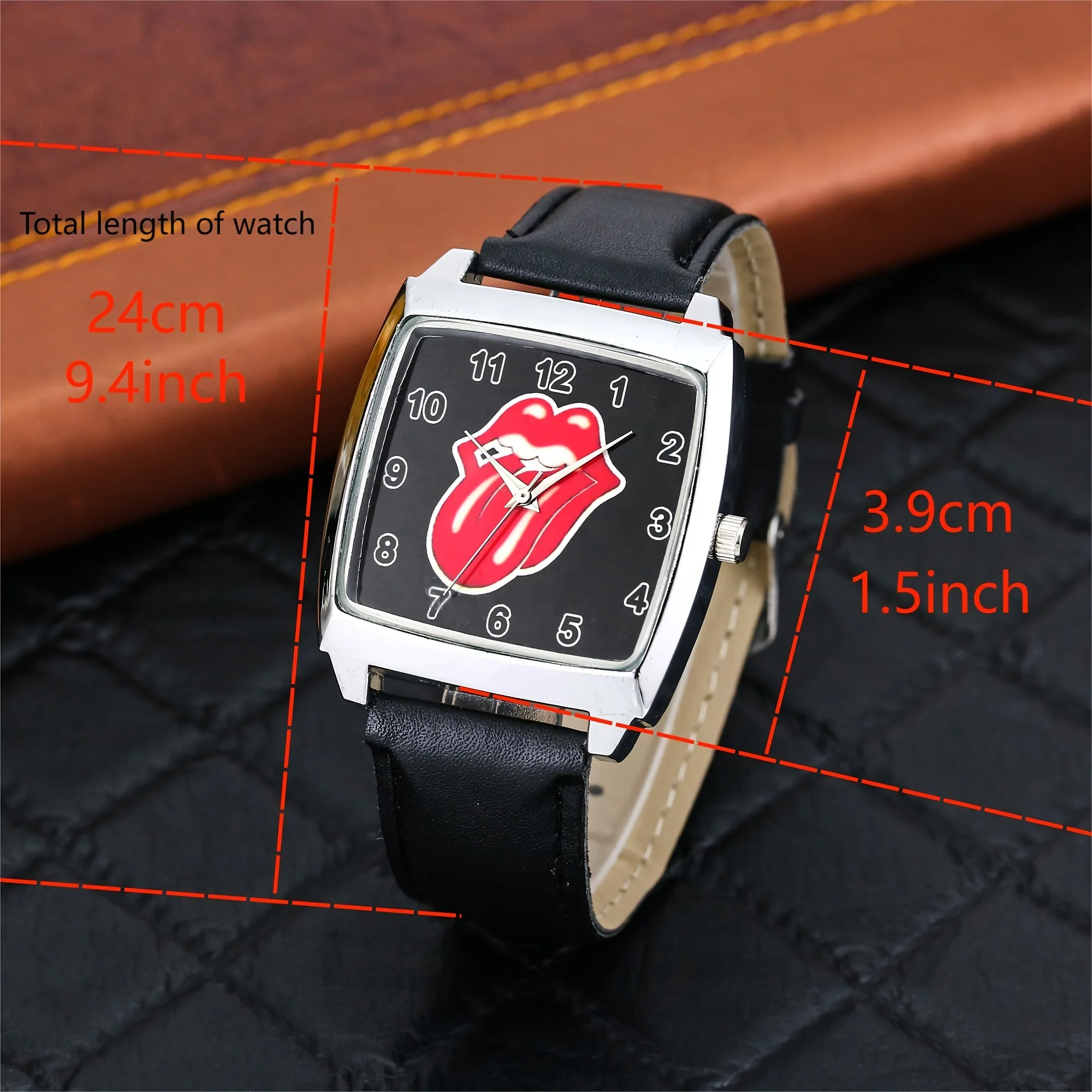 Sexy Lips Fashion Trendy Watch Men's and Women's Wine Bucket shaped Watch Belt Personalized Sports Style Quartz for quartz watch