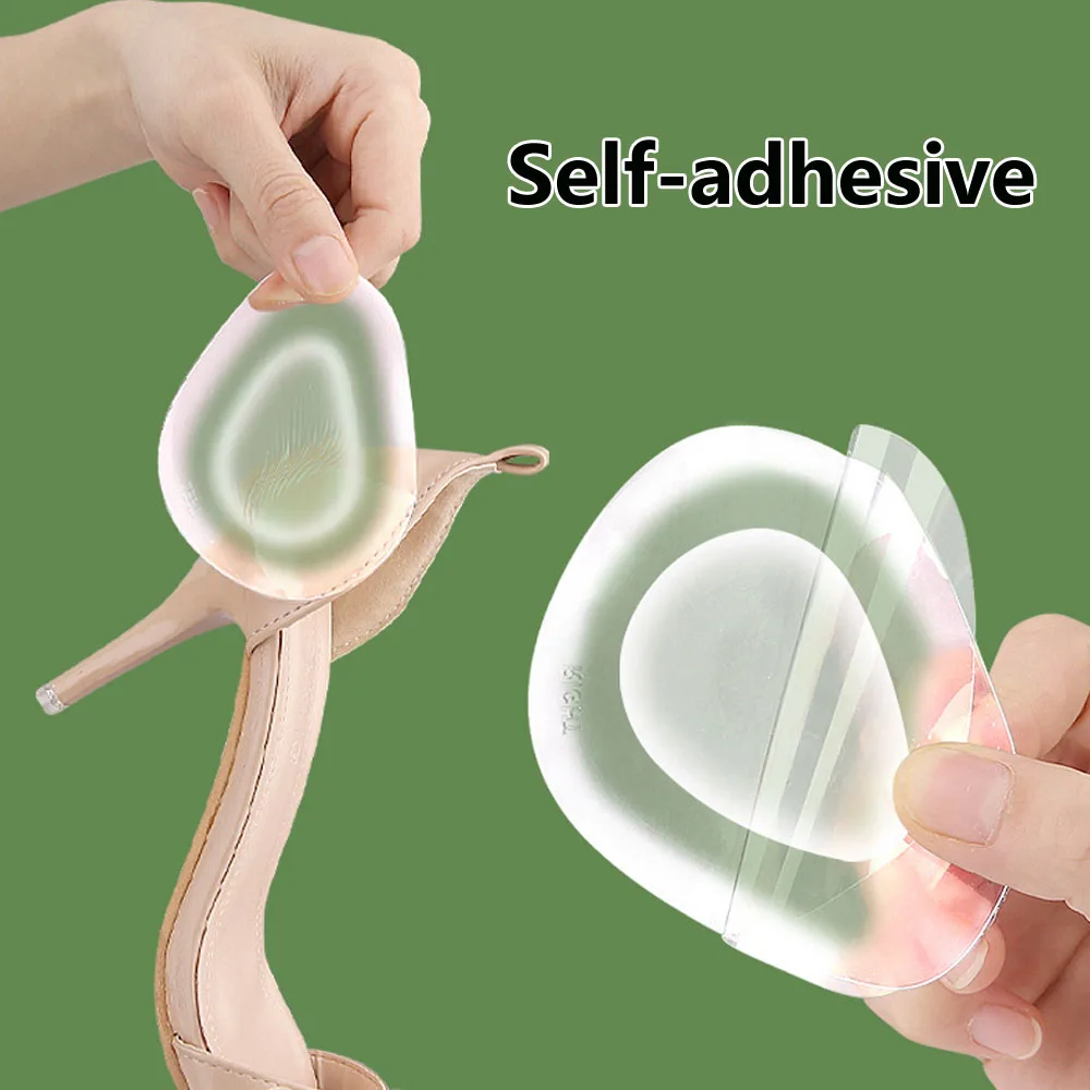 4Pcs Forefoot Pads Orthopedic Insoles Women Soft Silicone Shoes Insoles Relieve Foot Pain Pad Metatarsal Support Insert Cushion