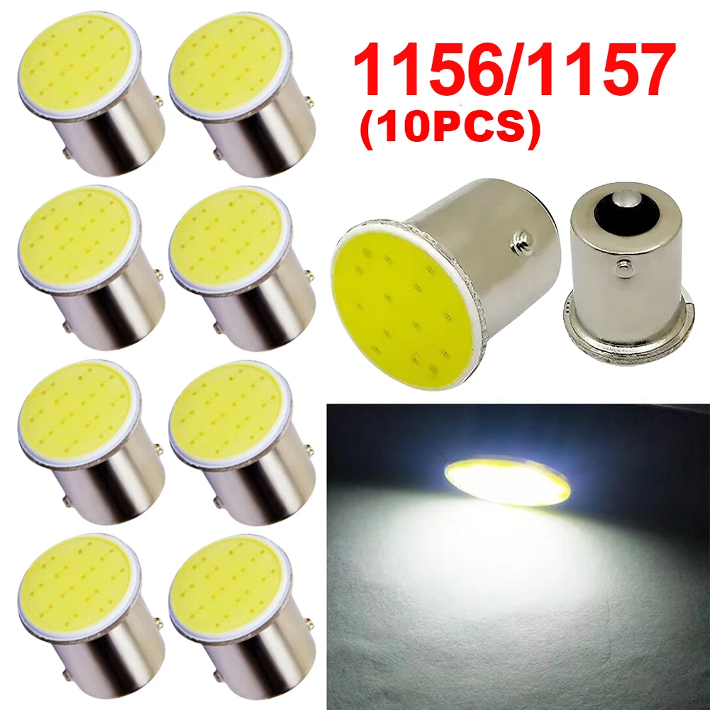 LED COB  õ , 12V 1156 BA15S 1157 BAY15D Canbus ȣ , LED COB 12 SMD Canbus ڵ LED , 6000K, 10 