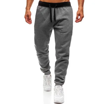 Sweatpants Spring Autumn Cotton Long Pants Jogger Trousers Casual Sports Men's and Women's Fitness Solid Jogging Pants 5 Colors 1