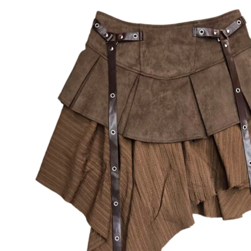 Women's Pleated A Line Skirt Image 6
