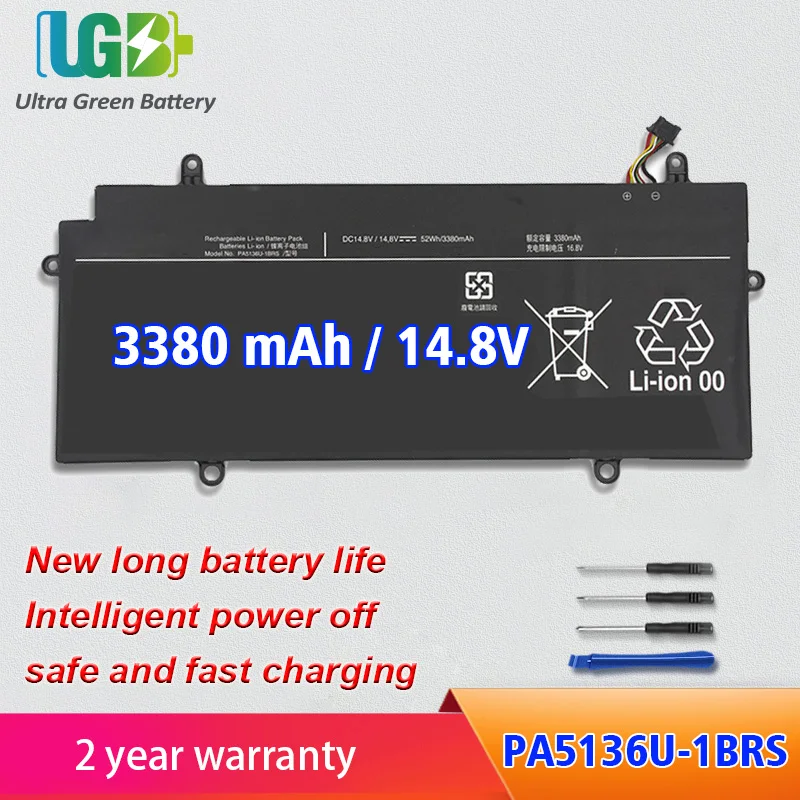 

Новый аккумулятор UGB PA5136U-1BRS для Toshiba Portege Z30, задняя фотография