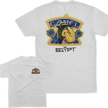 Retro Car Camel Cigarettes T-Shirt Vintage Cotton Tops Tee Short Sleeve Casual Streetwear Oversized Women Men Clothing Motosport 1