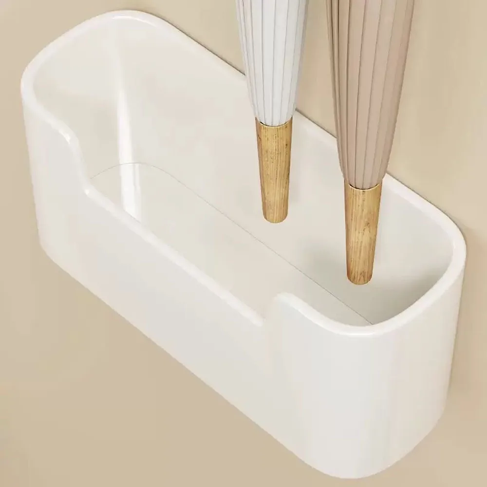 Wall Mounted Umbrella Holder Nail Free Fastener Style Multi-Functional Household Umbrella Storage Rack,sun umbrella holder
