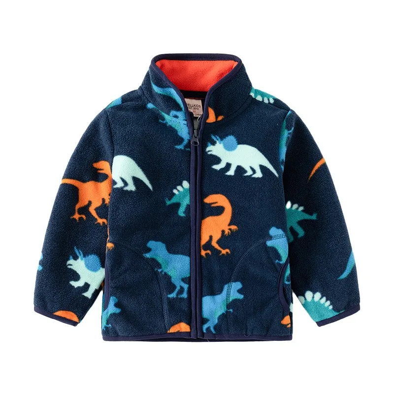 Kids Autumn Clothes Boy Girl Polar Fleece Coat 2-6Years