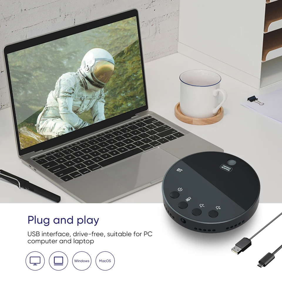 Celabie Altoparlanti Per Computer 3 Nel 1 Con Microfono E Hub