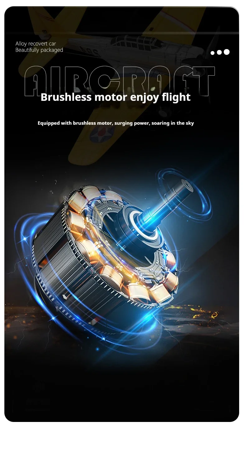 Planor RC Motor Brushless 2.4GHz 400mAh 12min Zbor