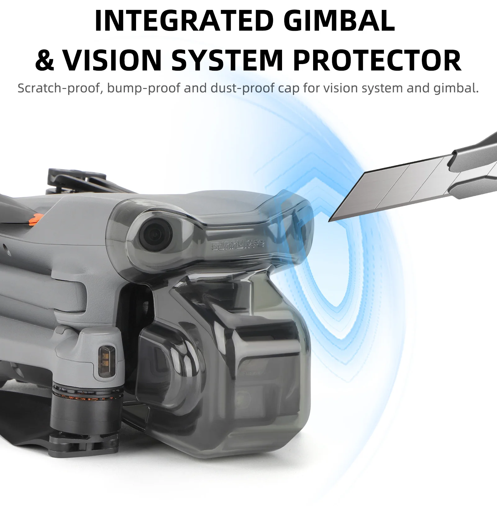 

For DJI AIR 3 Lens Cap Gimbal Sensor All-In-One Protective Cover Case Anti-Knock Portable Accessories