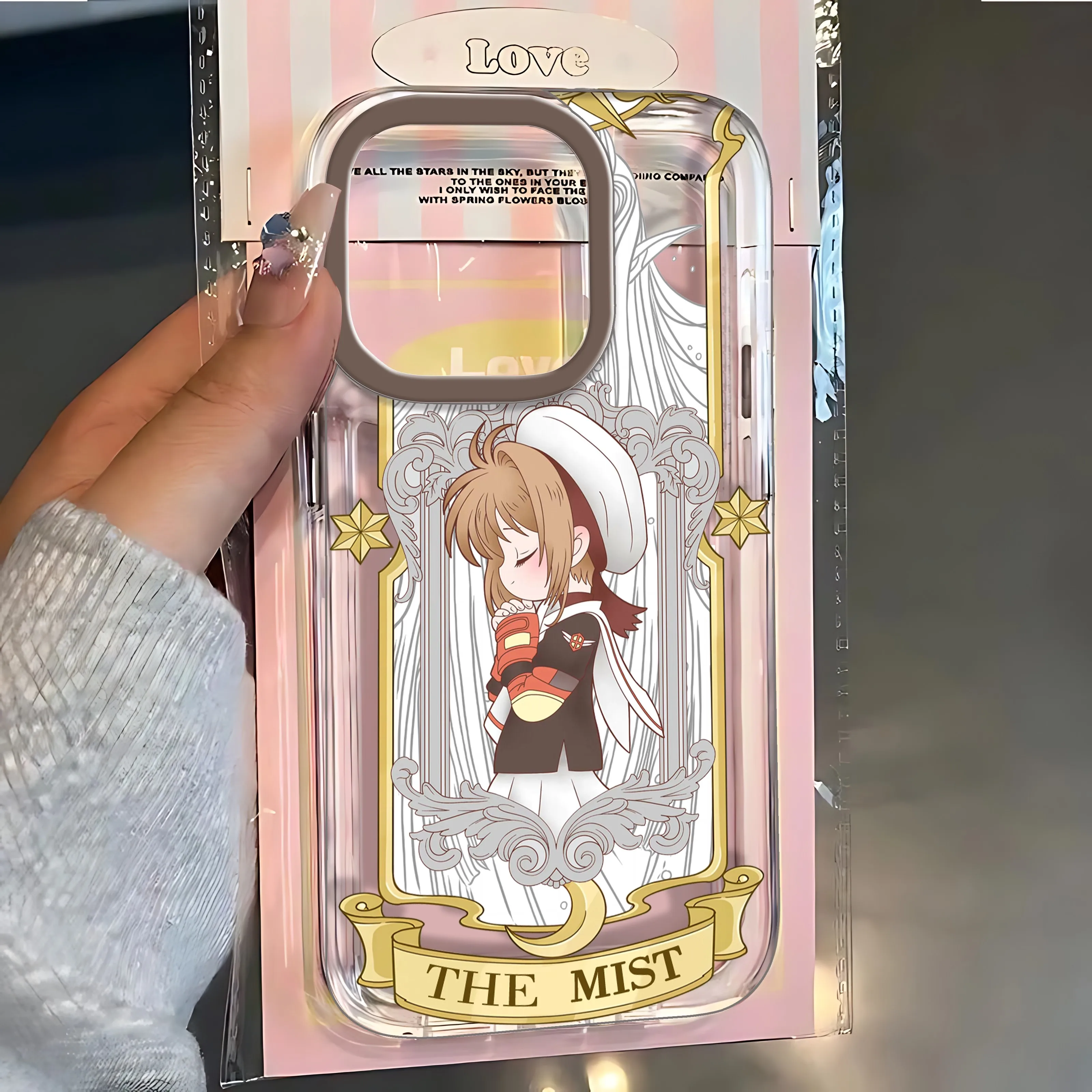 Card Captor Sakura Cartoon Clear Space Phone Case Cover