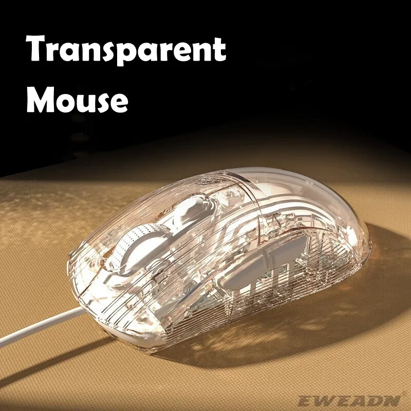 Mouse Bluetooth sem Fio Recarregável Luzes Rgb Conectividade Tri-mode Ratos Criativos Transparentes para Laptops Atualização - Imagem 5