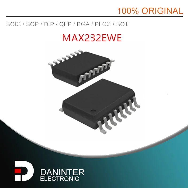 

MAX232EWE MAX232 Imported original SOP16 10PCS/LOT