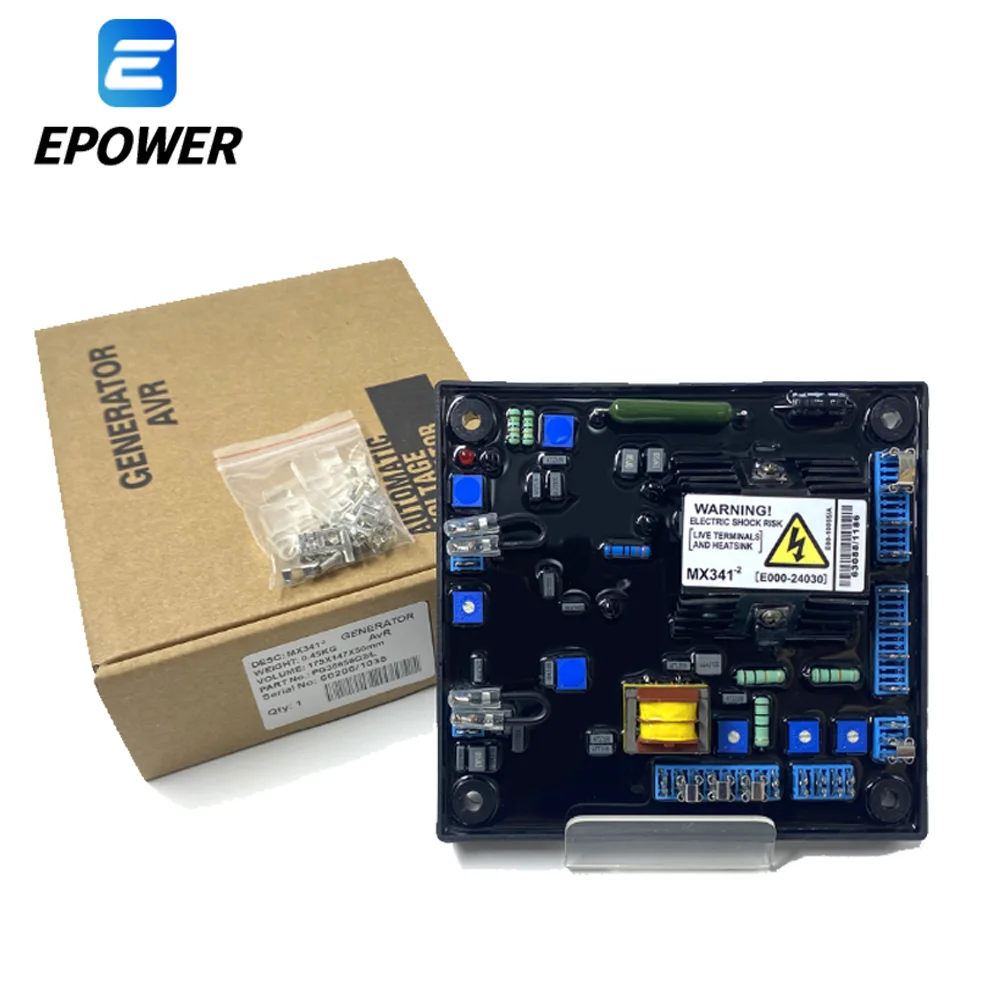 MX341-2 AVR PMG 영구 자석 발전기 자동 전압 조정기 안정기 제어 모듈 보드 발전기 부품