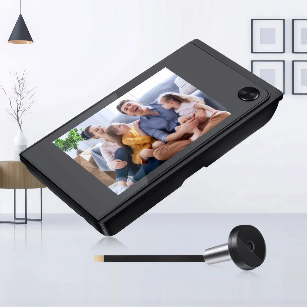 3.5인치 도어 비디오 카메라 120 °   광시야각 1MP 무선 비디오 초인종 틈..