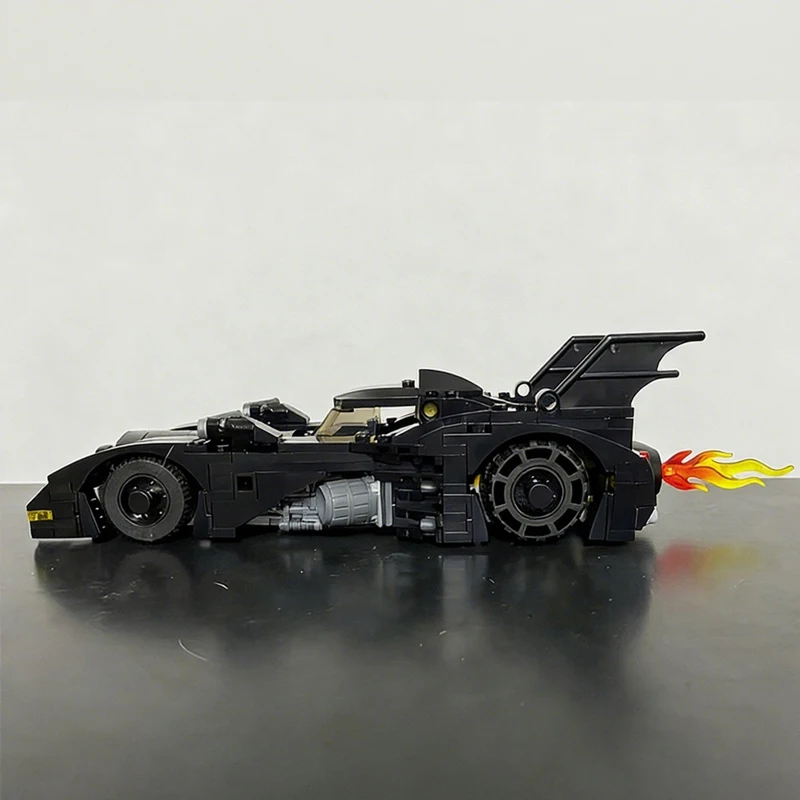 7147 Superhéroes Serie 1989 Batmobile Bloques de Construcción Clásicos Edición Limitada Modelo de Coche Bat Chariot Ladrillos Juguetes para Niños Regalo para Niños