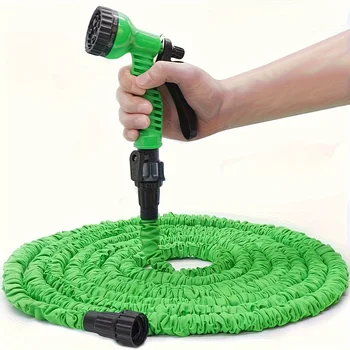 25FT-100FT Expandable Garden Watering Hose High Pressure Car Wash Magic Flexible Water Hose Jardin Irrigation Cleaning Tools 1