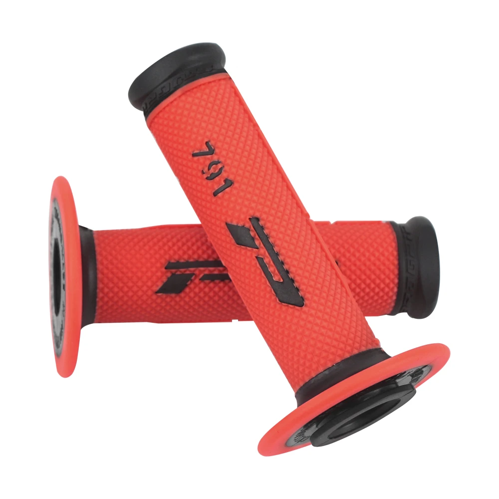 High-Performance Universal Rubber Motorcycle Handlebar Grips - 24mm