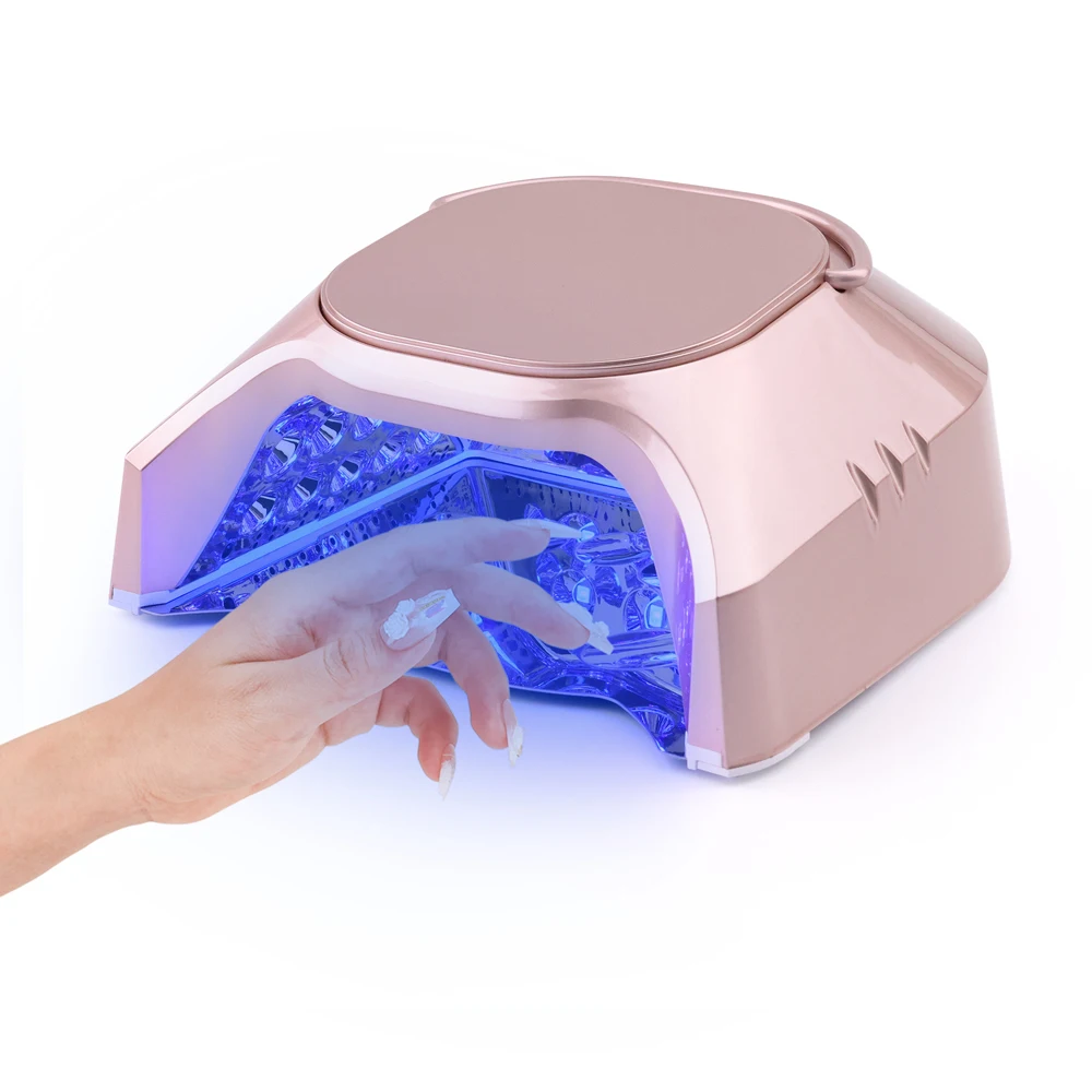 고품질 86w 블루라이트 UV LED 충전식 무선 네일 램프 전문 경화 네일 드라이어 살롱 램프 (인기 상품)