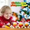 6/12 Pcs Christmas Mini Rubber Duckies in Bulk with Christmas Hats and Scarf Christmas Rubber Duckies for Christmas Party Winter 6