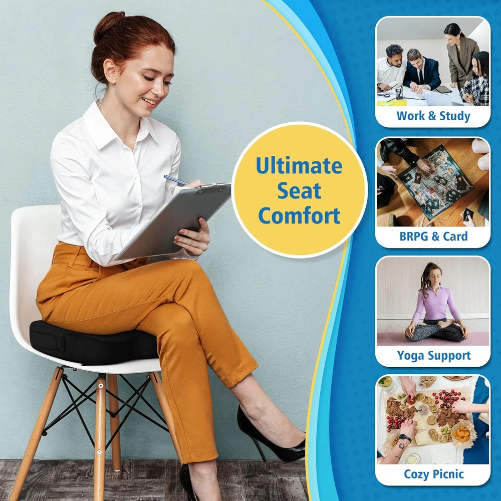 Gel Orthopedic Memory Cushion Foam U Coccyx Travel Seat Massage Car Office Chair Protect Healthy Sitting Breathable Pillows - Image 6