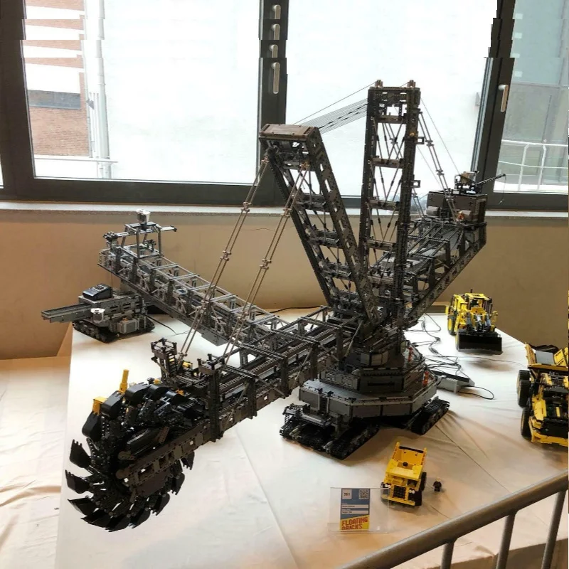 Krupp Bagger288 대형 채굴 석탄 굴삭기 기계, RC 조립 DIY 벽돌, MOC 빌딩 블록, 어린이 선물 장난감, 17499PCs, 신제품