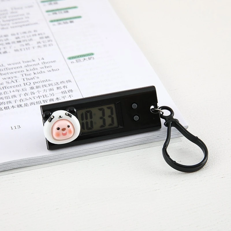 Children's electronic small hanging watch, mini electronic clock, student timing watch