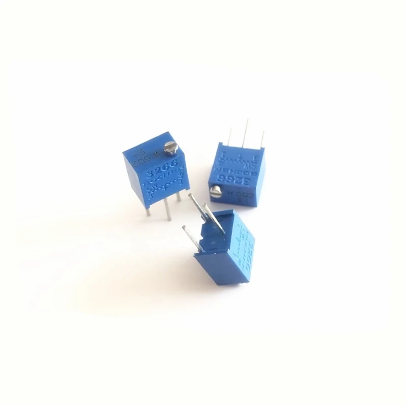 Trimpot Trimmer Potentiometer 10PCS 3266W 50 100 200 500 ohm 1K 2K 5K 10K 20K 50K 100K 200K 500K 1M ohm 103 100R 200R 500R multiturn potentiometer,linear potentiometer,rotary potentiometer,potentiometer kit,trimmer potentiometer,adjustable resistor,potentiometer knobs,electronic components