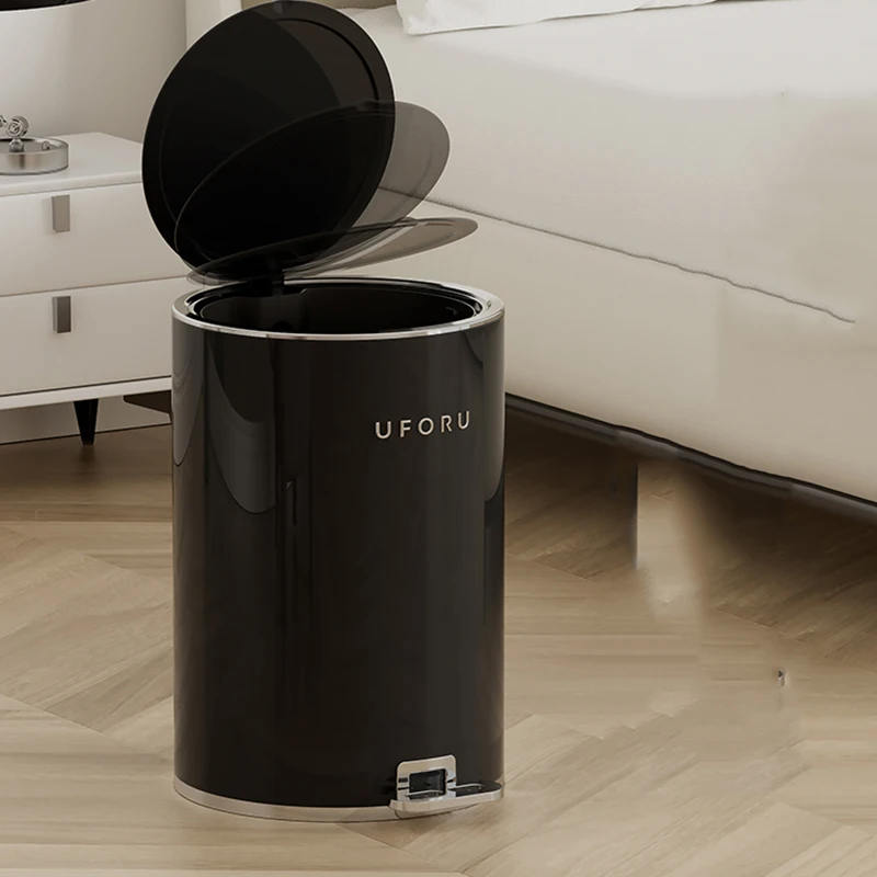 

Plastic Small Trash Can Dustbin Kitchen Black Bathroom Bin Garbage Recycling Desk Cubo De Basura Para Cocina Kitchen Gadgets