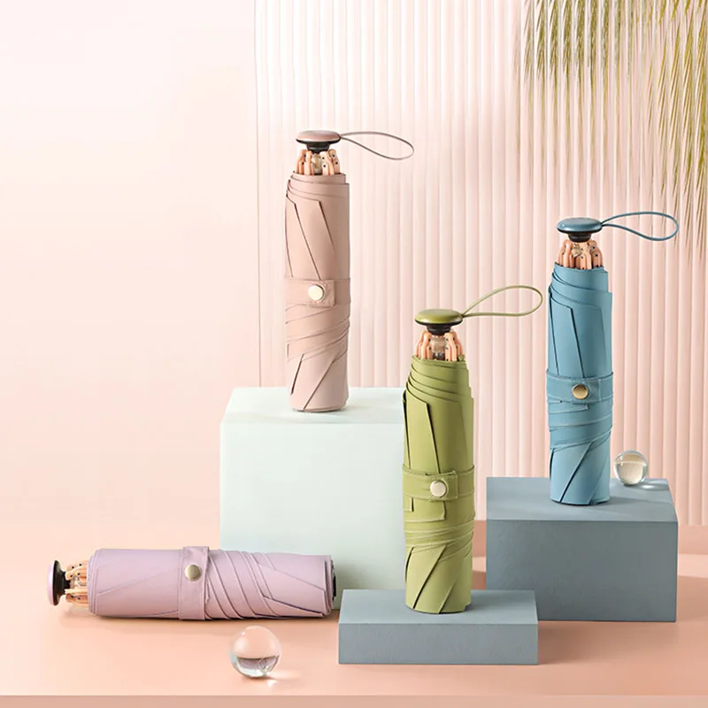

Windproof Folding Women's Umbrella Portable Inverted Children's Umbrellafor The Sun Paraguas Plegable Household Merchandises