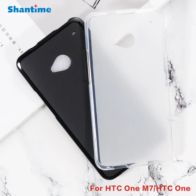 Силиконовый чехол-накладка для HTC One M7, мягкий ТПУ