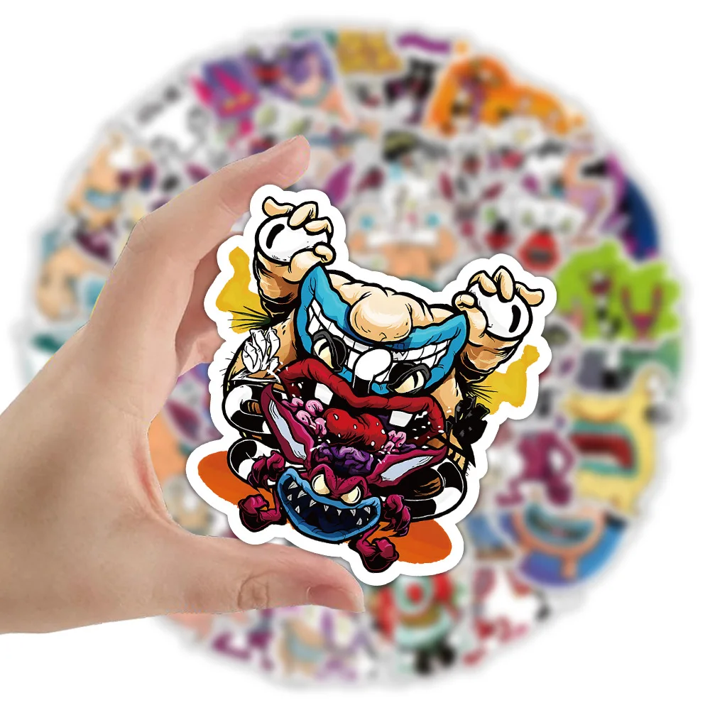 

42/50 шт. Aaahh реальные Монстры наклейки в альбом, водонепроницаемый Скрапбукинг из ПВХ для телефона, чемодана, ноутбука