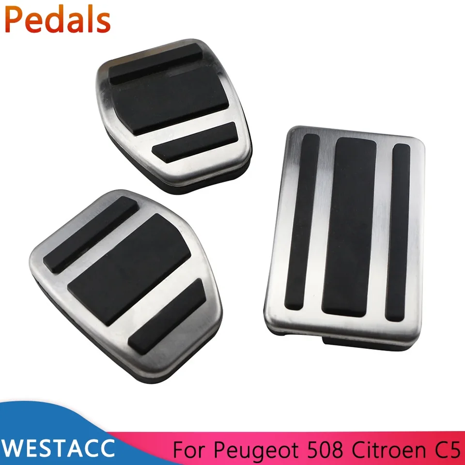 Pedaalhoezen Voor Peugeot 3008 5008 GT Voor DS DS 7 CROSSBACK LHD Pedaal Pad Matten Cover Auto Rust Rem Gaspedaal Brandstof Gas Pedaal Cover Pad Voetpedaal Pads Vervangingsset(1PCs Pedaalhoezen Voor Peugeot 3008 5008 GT Voor DS DS 7 CROSSBACK LHD Pedaal Pad Matten Cover Auto Rust Rem Gaspedaal Brandstof Gas Pedaal Cover Pad Voetpedaal Pads Vervangingsset(1PCs