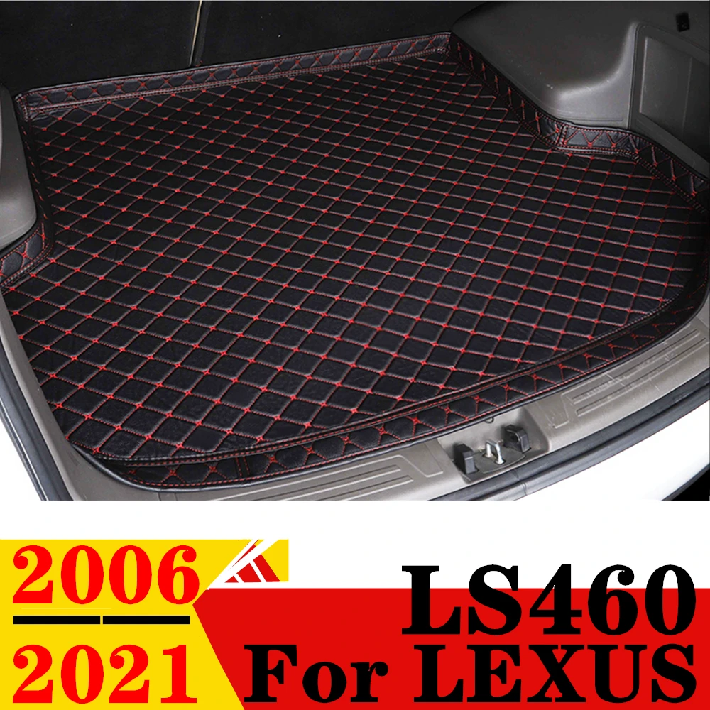 

Car Trunk Mat For LEXUS LS LS460 2006-2021 All Weather XPE High Side Rear Cargo Cover Carpet Liner Tail Auto Boot Luggage Pad