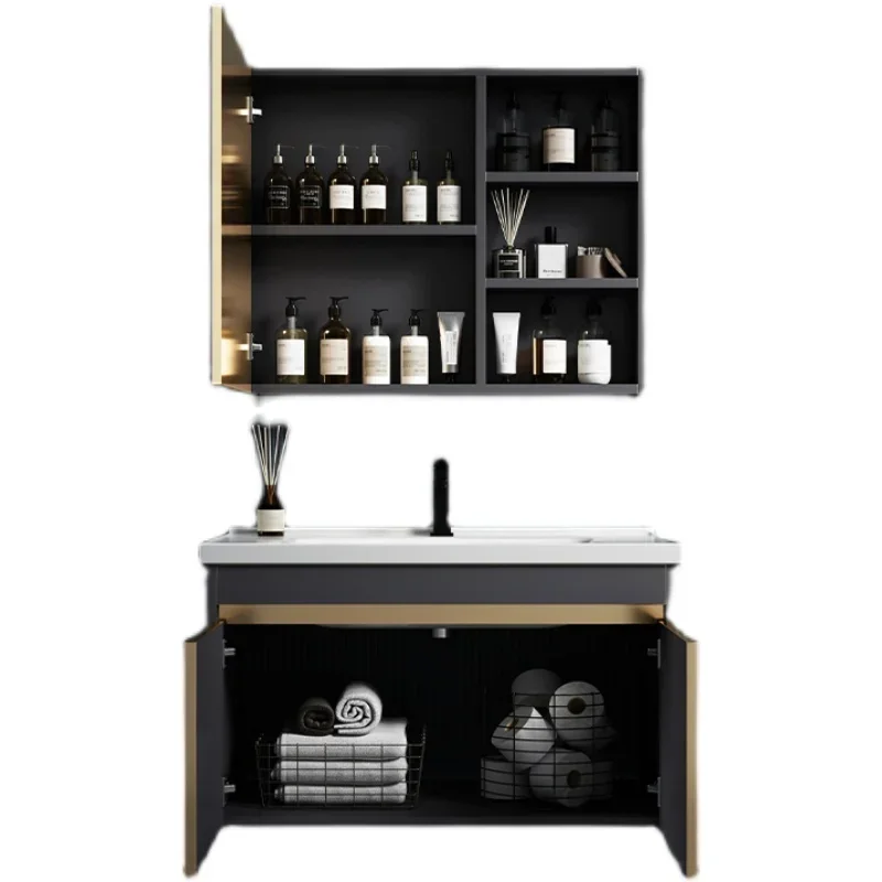 Bathroom Cabinet Bathroom Balcony Wash Basin Cabinet Combination Washbasin Washstand Basin