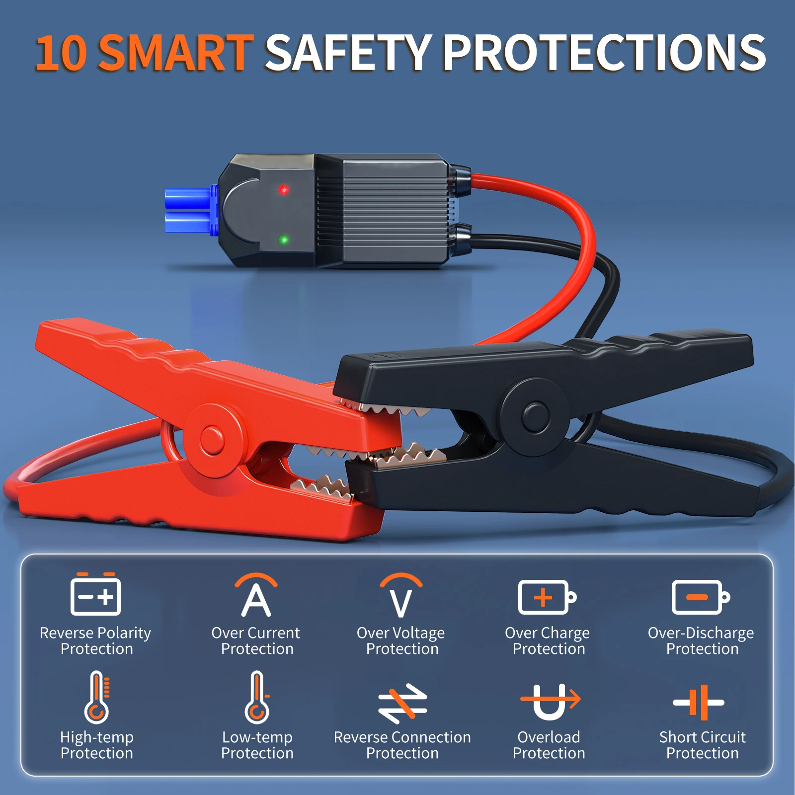 Multi-Function Jump Starter & Air Compressor 6