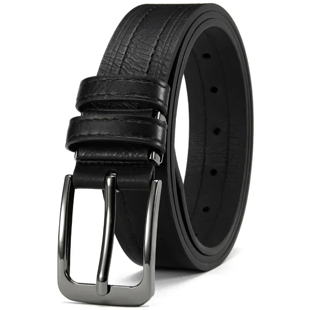 Herren Leder Mode klassischen Gürtel Metall Nadel schnalle lässig Rindsleder Herren Vintage Jeans Gürtel Geschenke Gürtel für Frauen – Detail 11