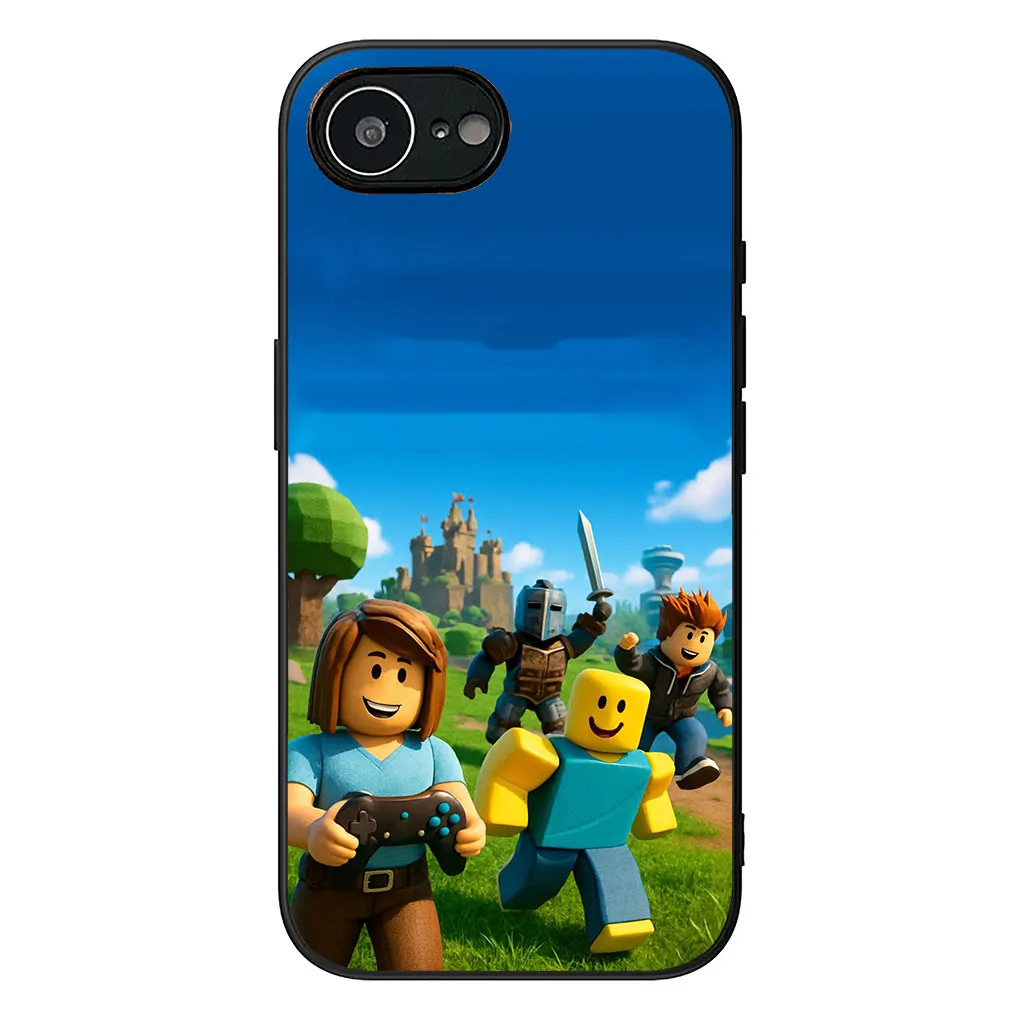Roblox-Themed Protective Phone Case with Wallpaper Poster Design