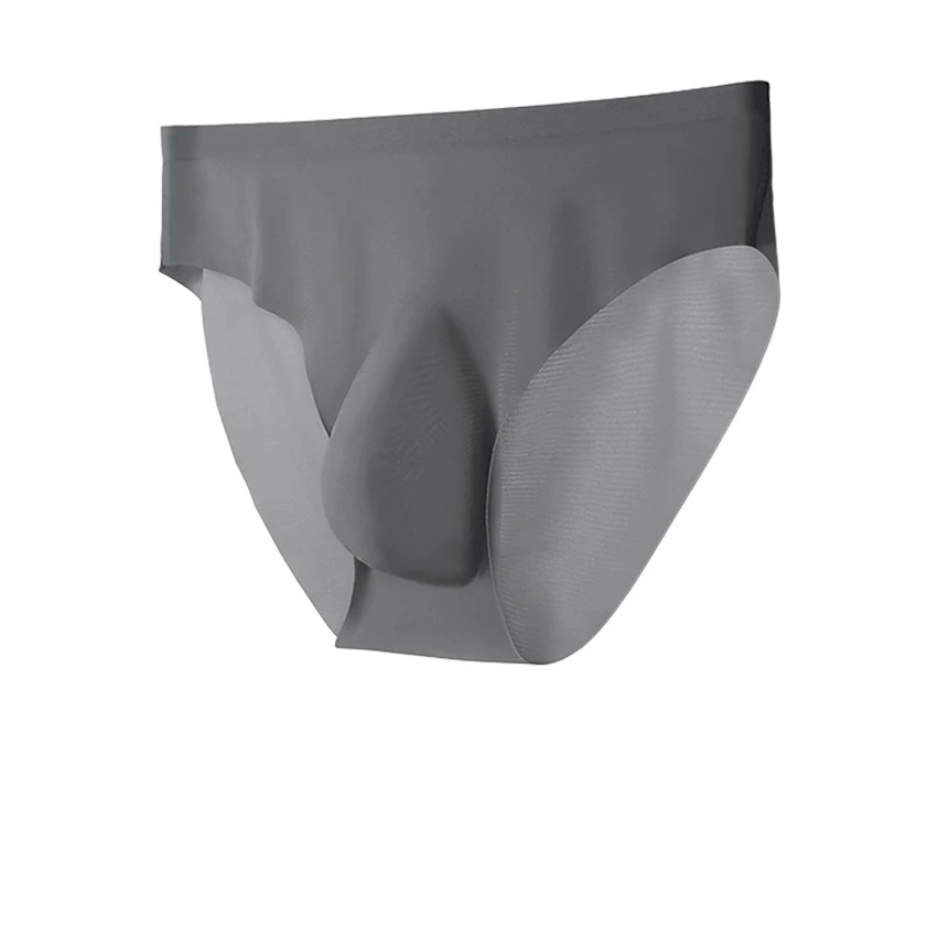 Faringoto Intimo Da Uomo U Convesso Sottile Seta Ghiaccio Perizoma A Vita Bassa, 4 Colori01, S - Foto 4