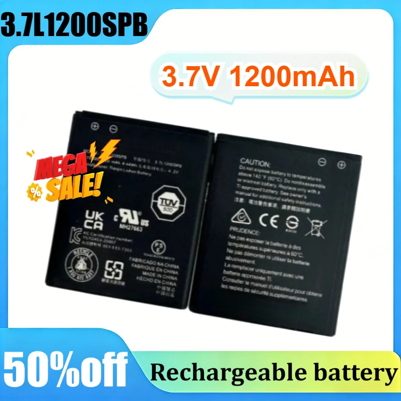 3.7L1200SPB for for Texas Instruments TI-84 Plus CE TI-Nspire CX Graphing Calcul