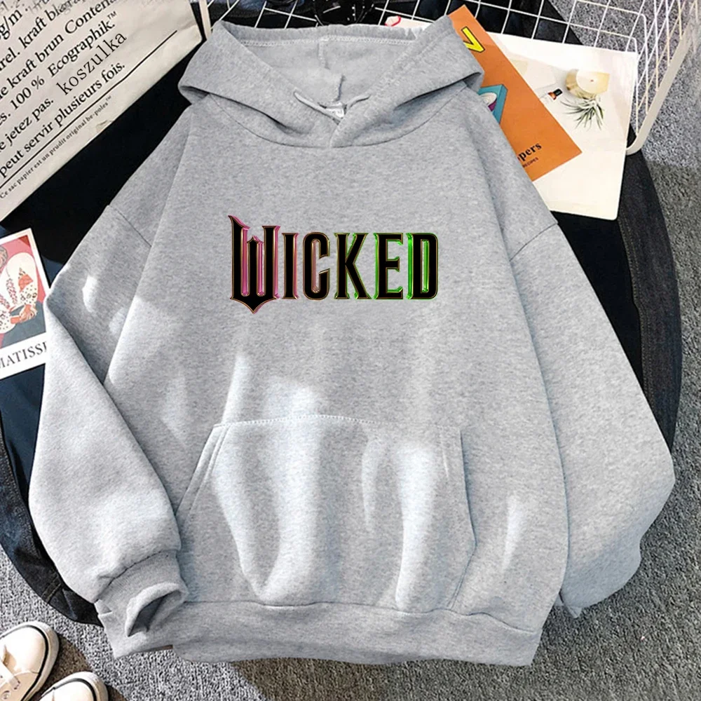 Hot Aesthetic Wicked Movie Fan Graphic Hoodie 2025 Men/women Hoodies Aesthetic Fashion Casual HipHop Sweatshirt Harajuku Unisex