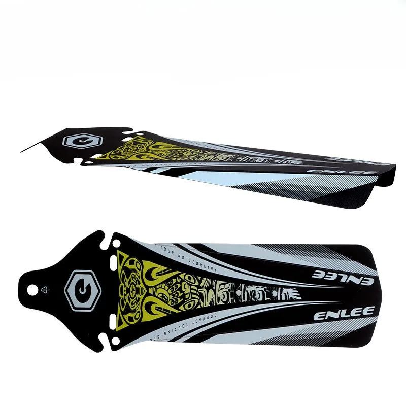 1pc Reflective Mudguard MTB Bicycle Fender Suitable for Front Fork Rear Wheel Fender Reflective Mud Guard Cycling Parts bicycle fender