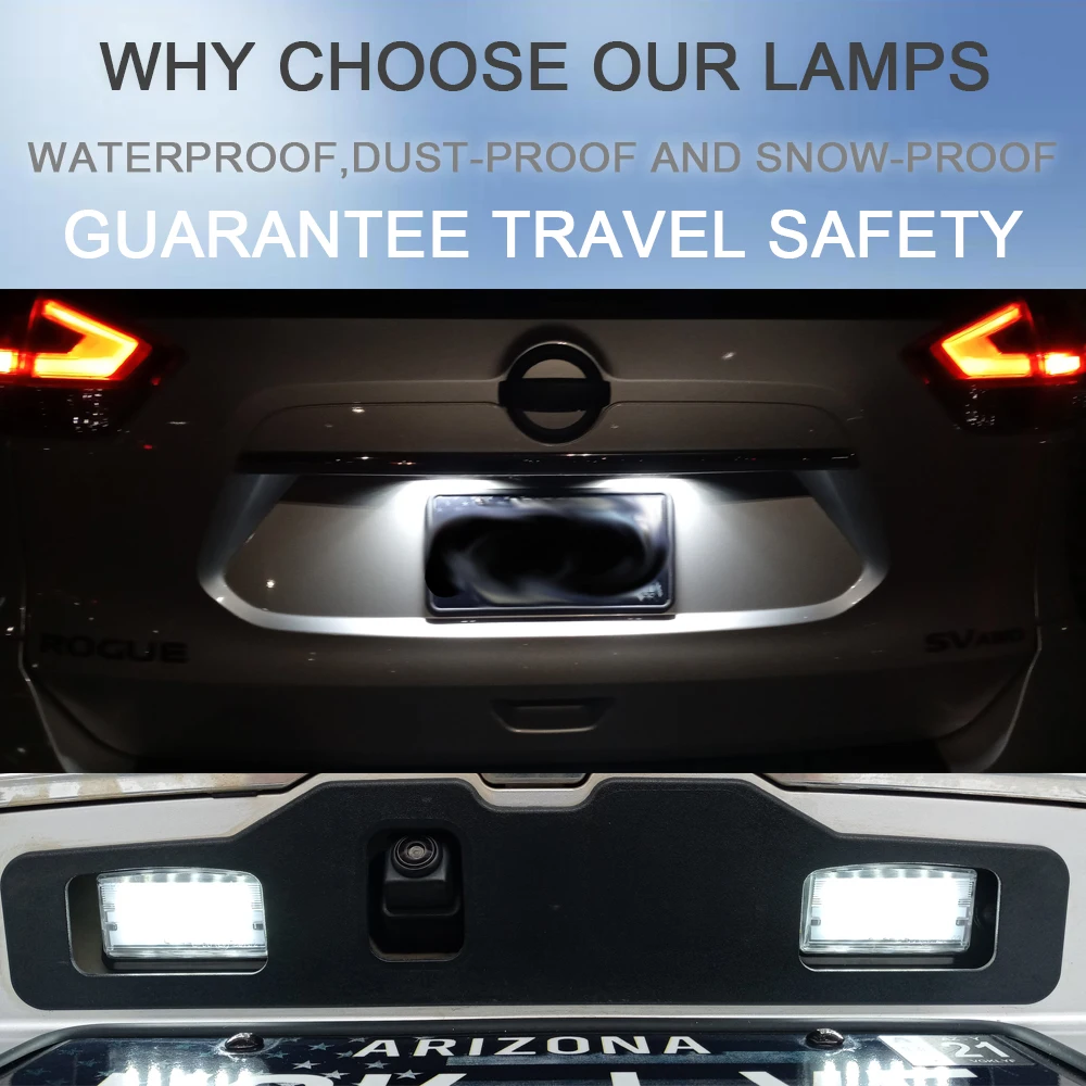 �ֻ� X-Ʈ���� T32 NV1500 NV2500 NV3500 ����� Z50 Z51 �н����δ� R51 �ƽø� �� 2pcs LED ������ ���̼��� ��ȣ�� ����