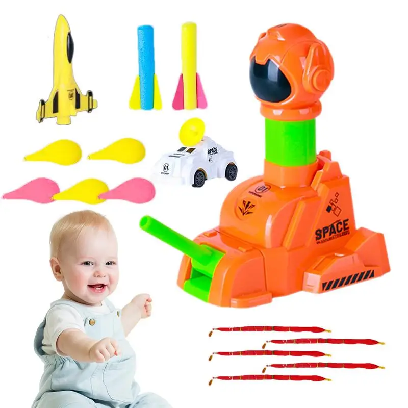 

Rocket Launching Toy Outdoor Launching Toy Rocket Car Launch Toy Includes 2 Rockets 1 Car 1 Airplane 5 Round And Long Balloons