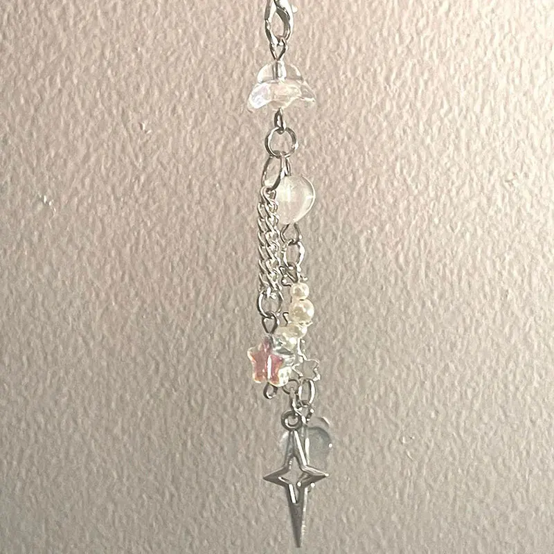 Lily of the Valley Jellyfish Phone Charm Coquettish Fairy Core Keychain